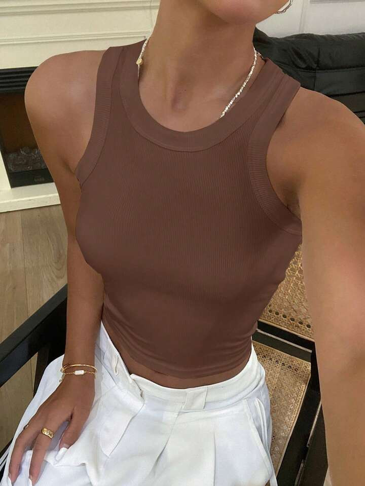 Livesso Women Fashionable Fitted Camisole Tank Tops | SHEIN