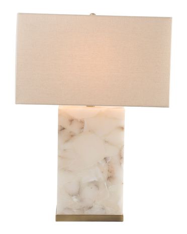 25.5in Alabaster Table Lamp | TJ Maxx