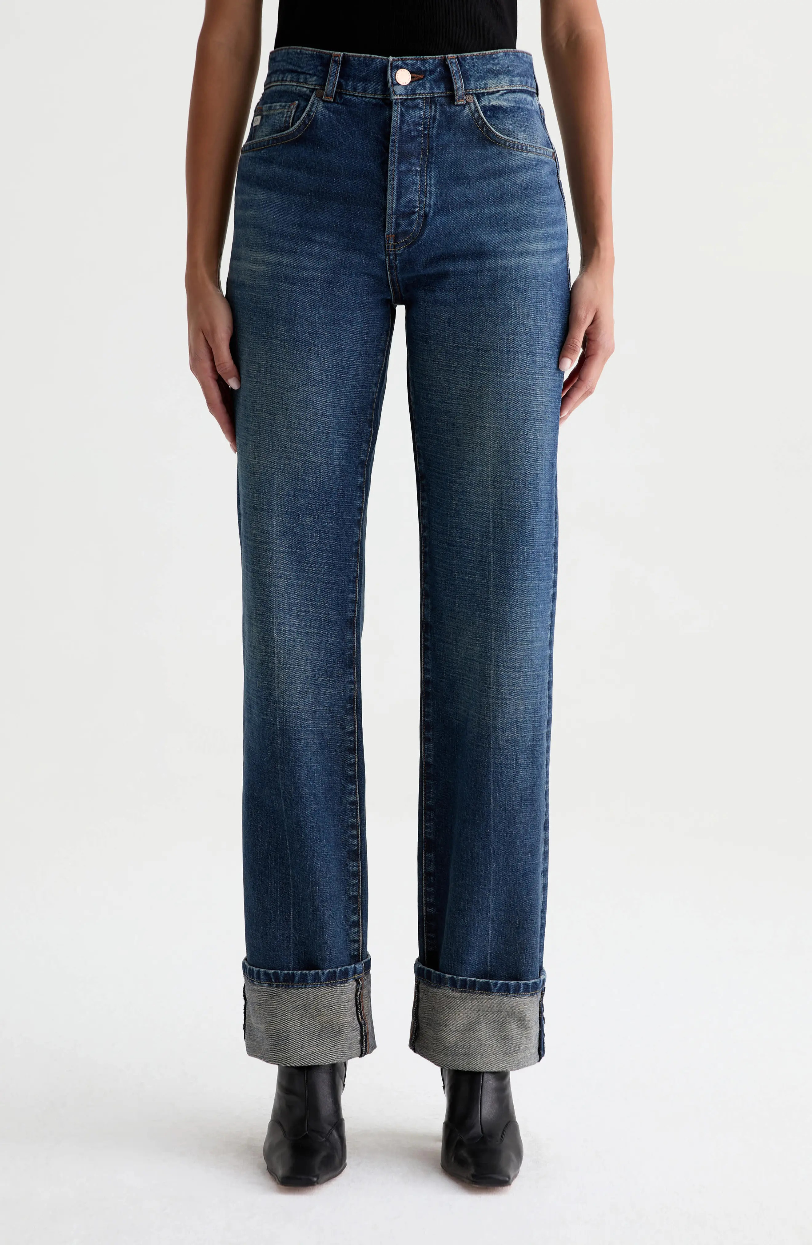 AG Sydney High Waist Relaxed Straight Leg Jeans (Women) | Nordstrom | Nordstrom