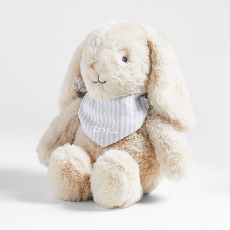 Crate Cuddlies Small Cream Bunny Kids Stuffed Animal + Reviews | Crate & Kids | Crate & Barrel