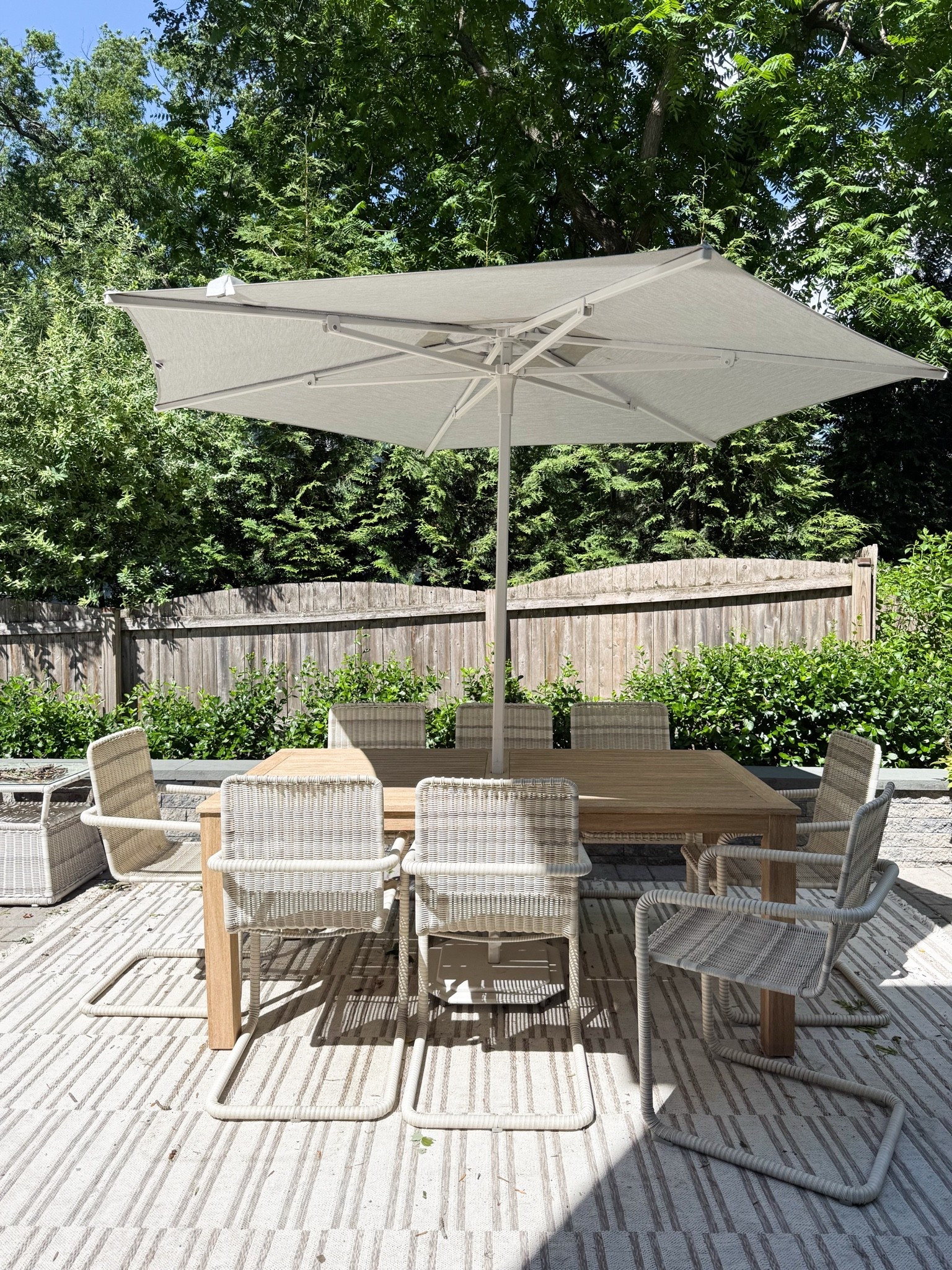 Ordered this outdoor eucalyptus dining table from @Wayfair last week and am so thrilled with it! Great quality, arrived in just a few days and is exactly what I was looking for…

#LTKSaleAlert #LTKHome #LTKSeasonal