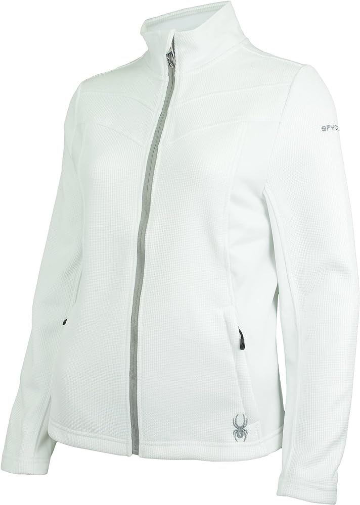 Amazon.com: Spyder Women's Full Zip Jacket, White X-Large : Sports & Outdoors | Amazon (US)