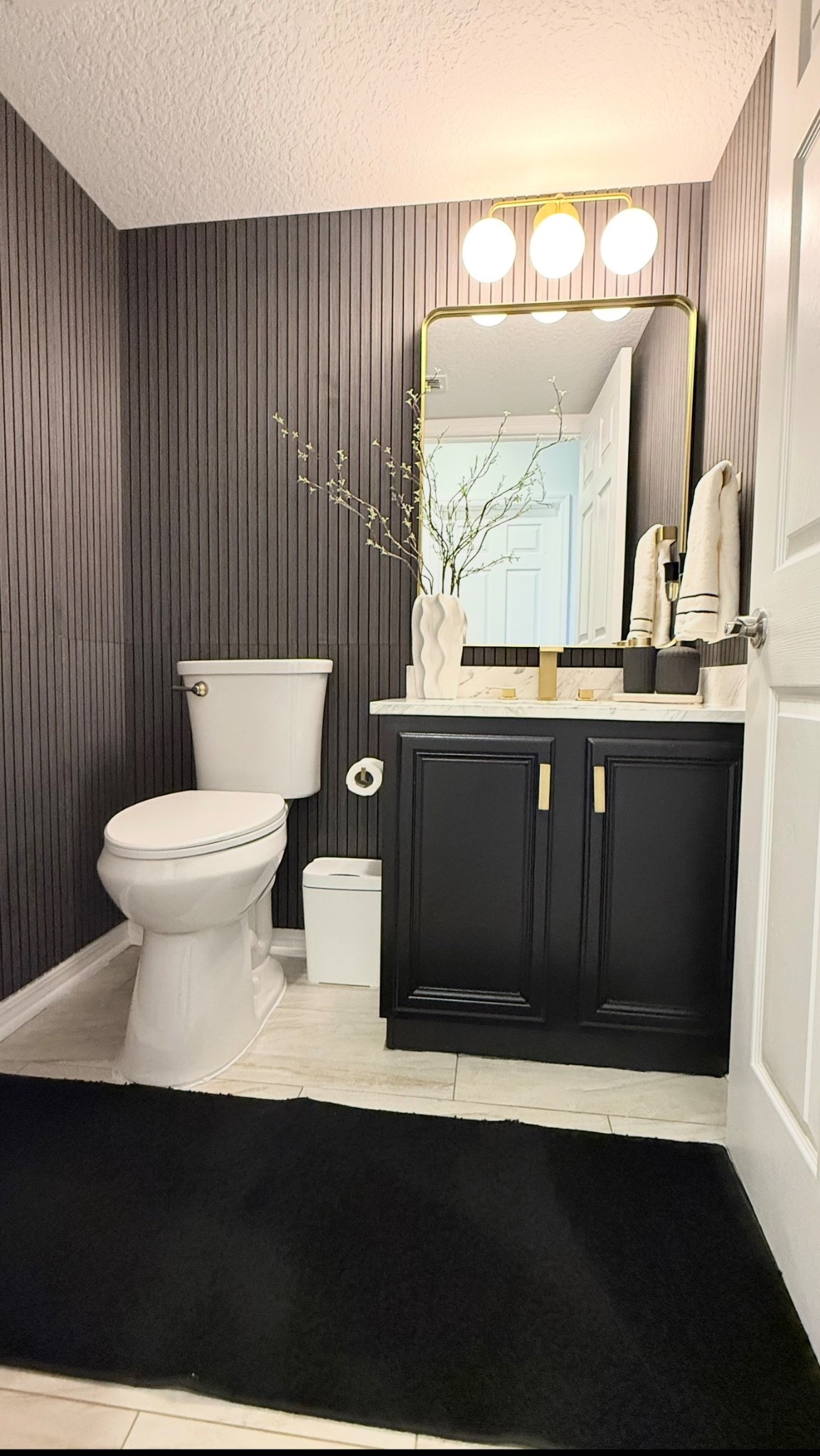 Half bathroom upgrade. 
#bathroomdeforideas


#LTKSaleAlert #LTKstorytime #LTKHome