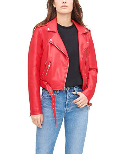 Levi's® Faux Leather Fashion Moto Red XS | Amazon (US)