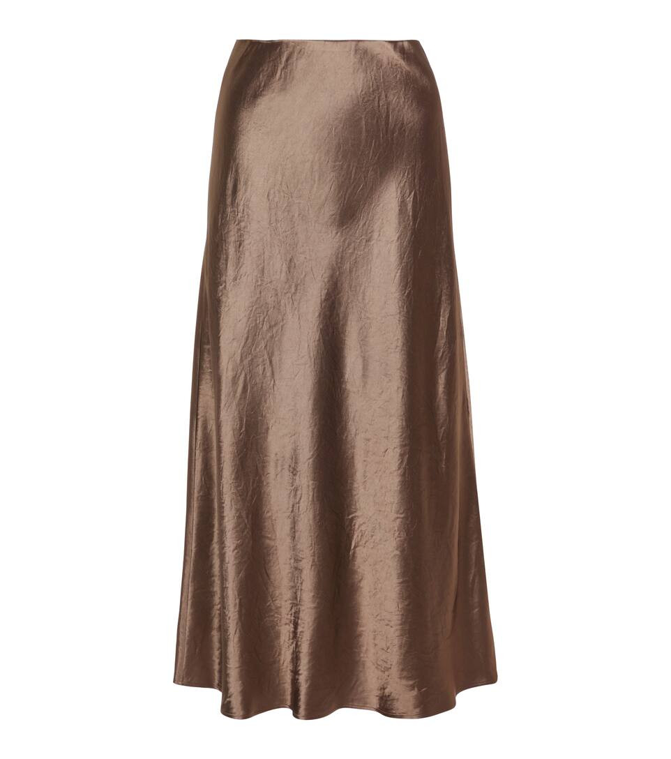 Leisure Alessio satin midi skirt | Mytheresa (US/CA)