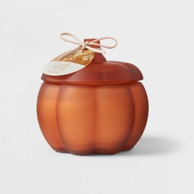 Medium Pumpkin Spice Sundown Orange Candle - Threshold™ | Target