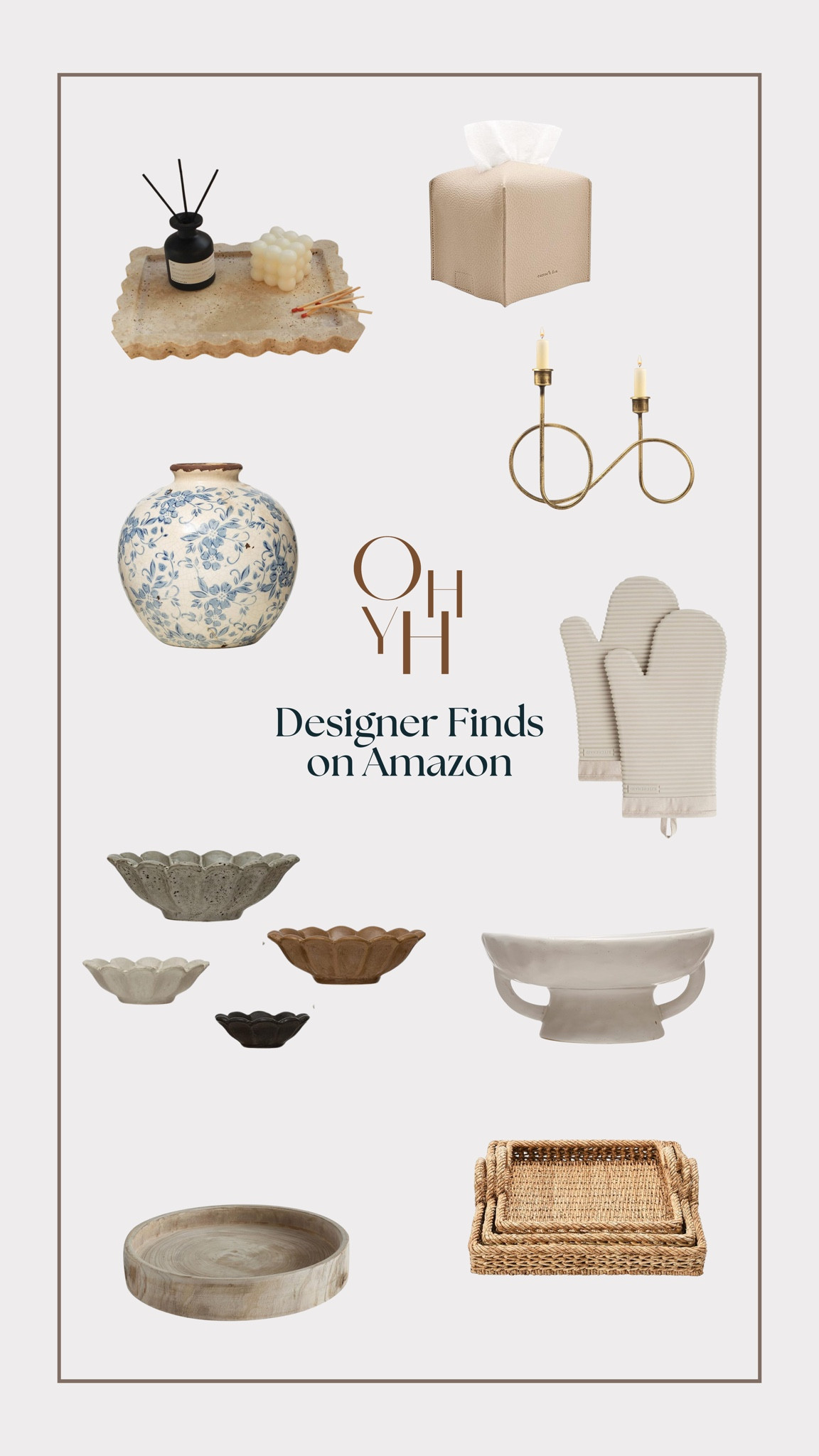 We love designer styles… but not always the price. Here’s some Amazon gems that won’t break the bank 💸✨

#LTKhome #LTKGiftGuide #LTKsalealert