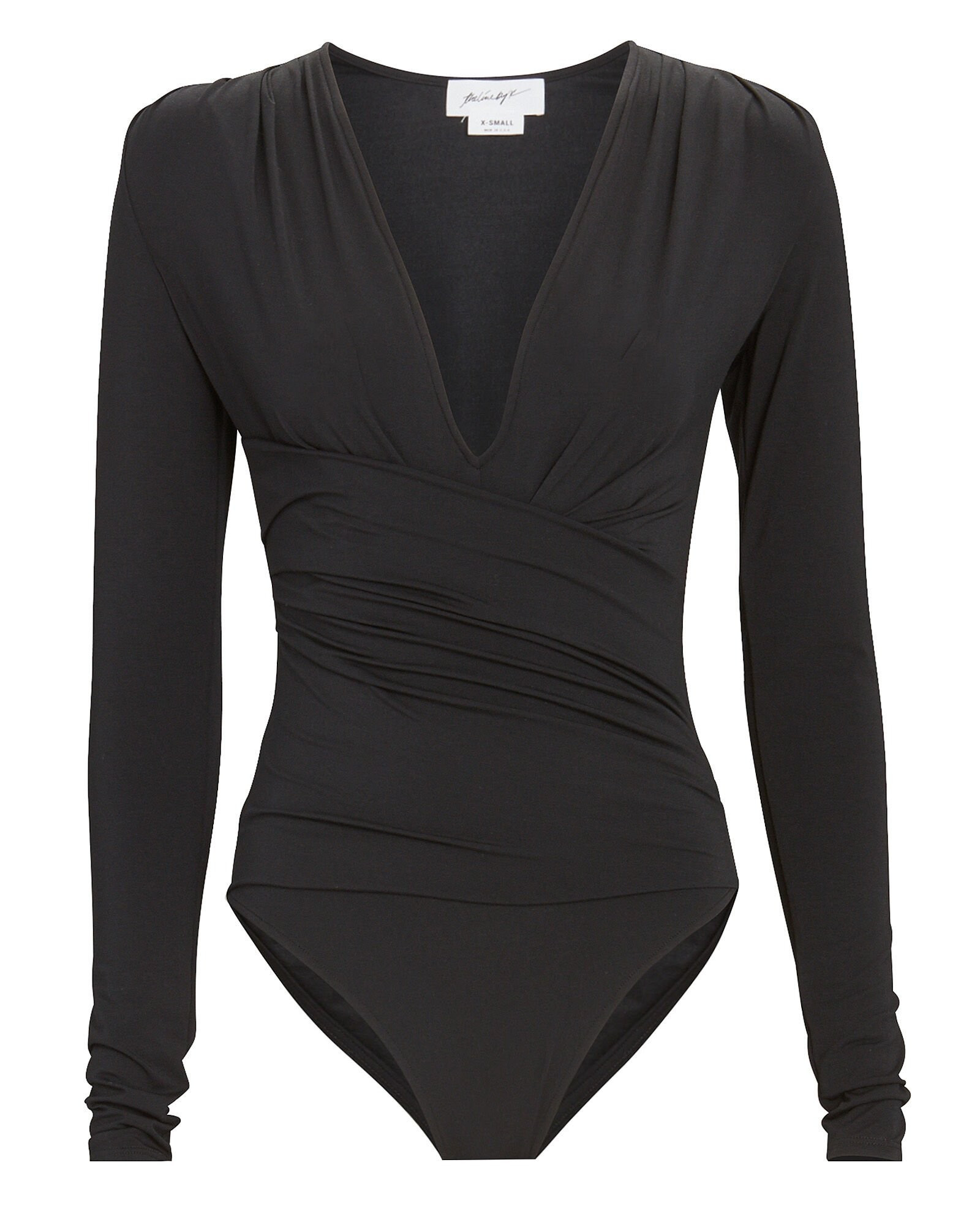 Isla V-Neck Long Sleeve Bodysuit | INTERMIX