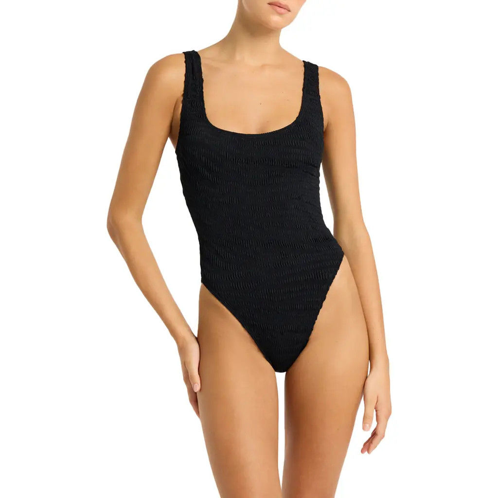 bond-eye Madison One-Piece Swimsuit in Black Tiger at Nordstrom | Nordstrom
