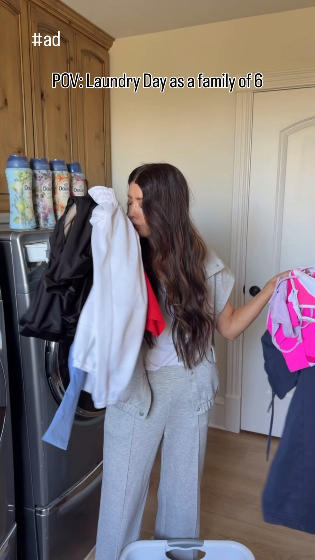 #ad Laundry Day for a family of 6 NO joke 😅🫣 and I swear all my kids clothes from sports, dance, and cheer are so sweaty and stinky 🤣 So the @downy Boutique Botanicals Scent Boosters beads that I got @target always save the day 🙌🏼 I love all the scents SM but but my fav right now is the Peonia! It’s smells like a dream! You can now grab yours at Target or shop here @shop.ltk #TargetPartner #Downy

#LTKHome #LTKSeasonal #LTKmomlife