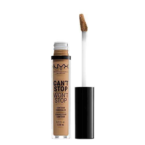 NYX PROFESSIONAL MAKEUP Can't Stop Won't Stop Contour Concealer, 24h Full Coverage Matte Finish - Golden | Amazon (US)