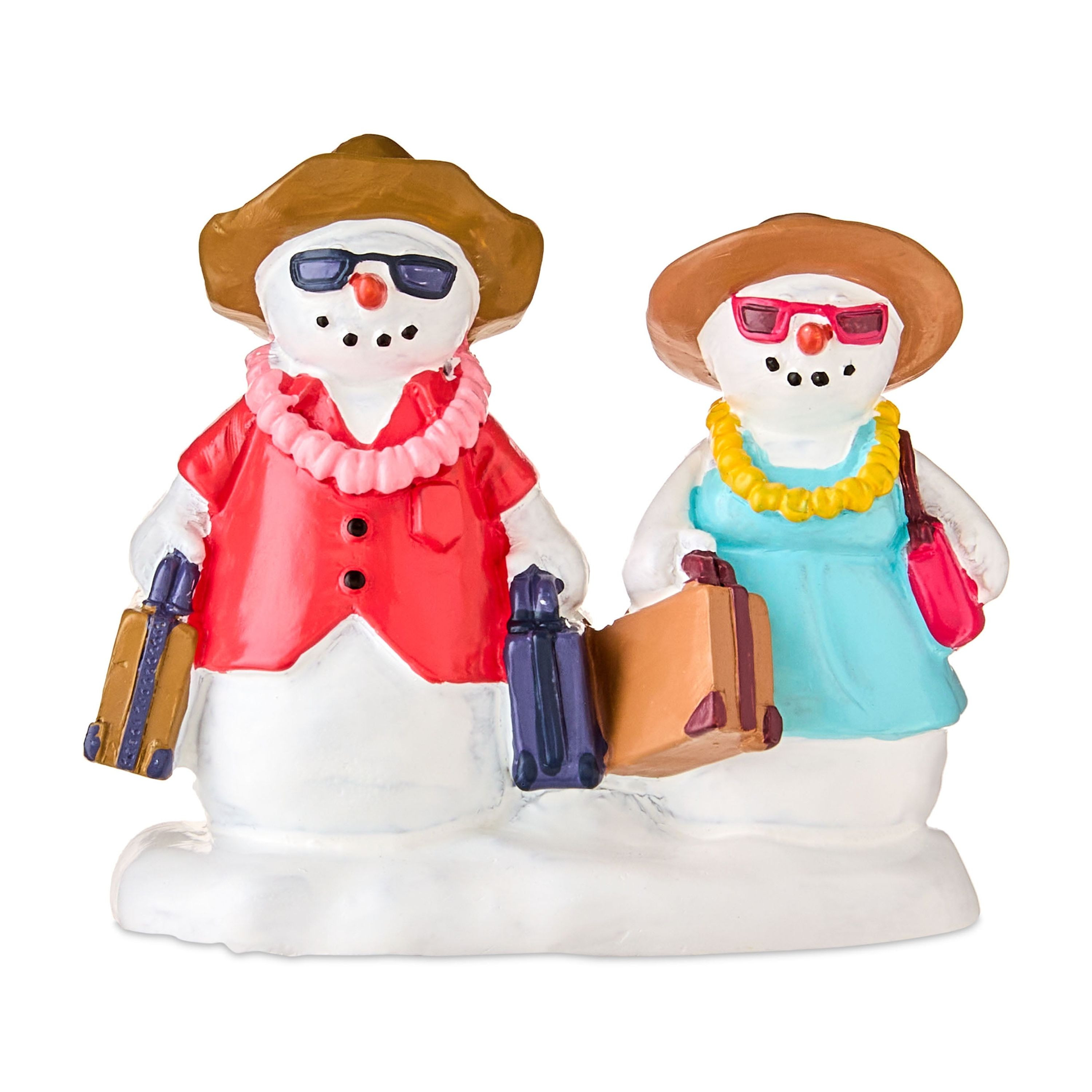 Snowman Getaway Christmas Village Decorative Figurine, Multicolor, 2.75", by Holiday Time | Walmart (US)