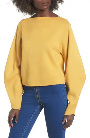 Women's Topshop Balloon Sleeve Sweater | Nordstrom