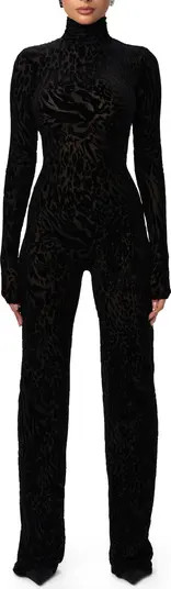 Burnout Long Sleeve Jumpsuit | Nordstrom