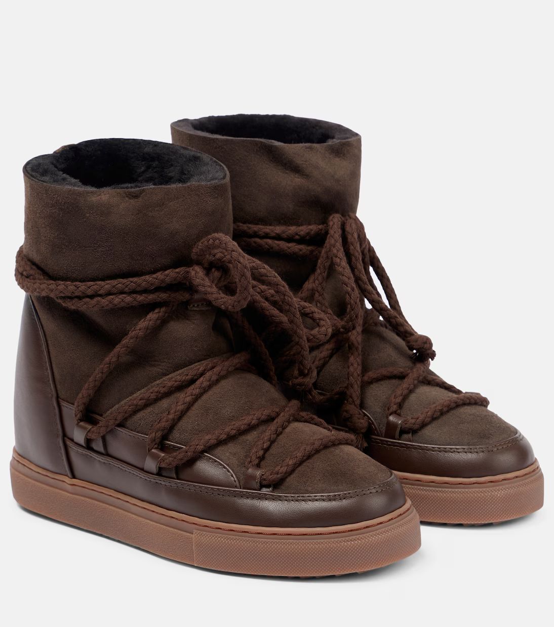 Shearling-lined snow ankle boots | Mytheresa (UK)
