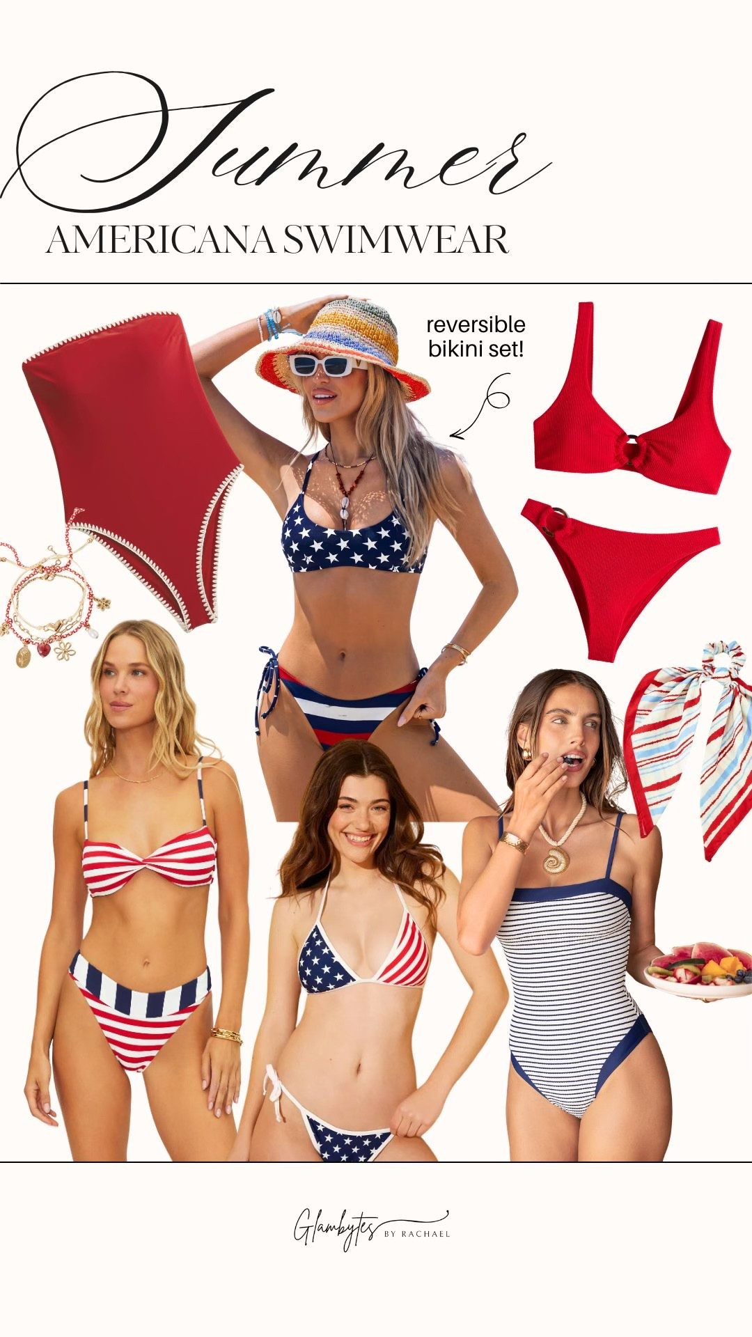 Americana Swimwear for Summer!❤️🤍💙
summer fashion, summer style, summer swimwear, americana swimwear, fourth of july fashion, vacation outfit, trending swimwear

#LTKSeasonal #LTKSwim
