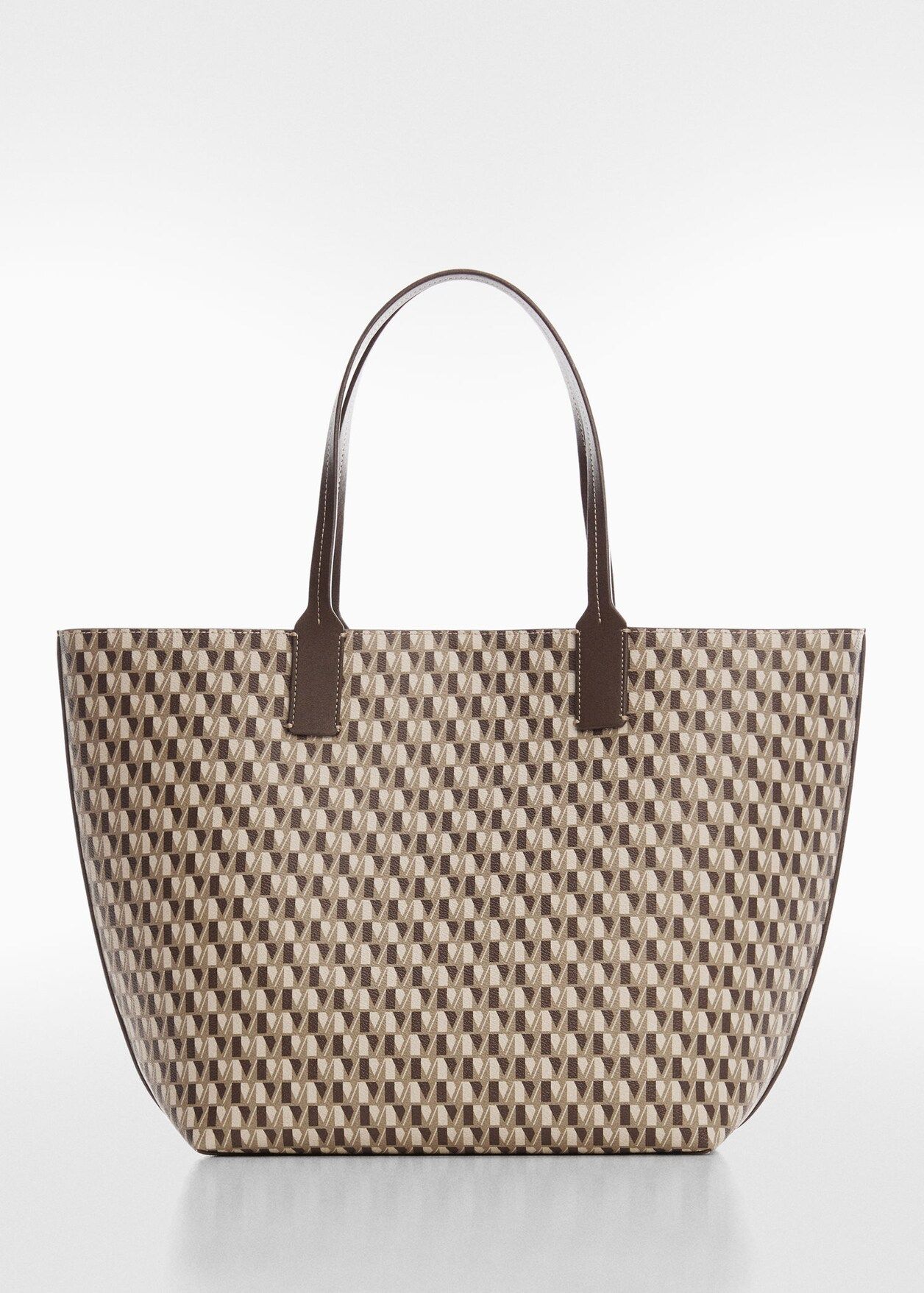 Shopper bag with printed logo -  Women | Mango USA | MANGO (US)