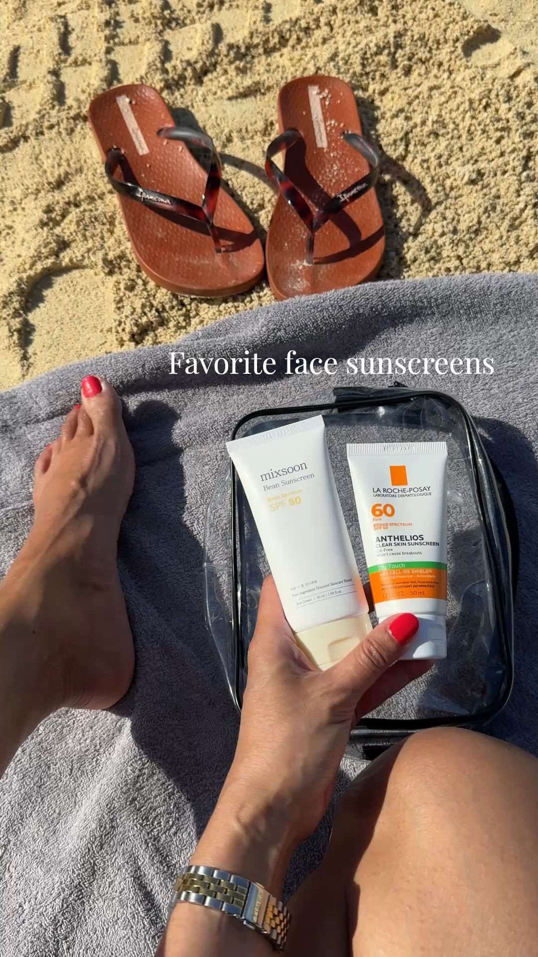 Vacation. Beauty  Favorite face sunscreen. 
The one on the left feels like skincare. 
The one on the right is my choice for heavy protection. 
Both lightweight and no white cast. 


#LTKBeauty #LTKTravel #LTKOver40