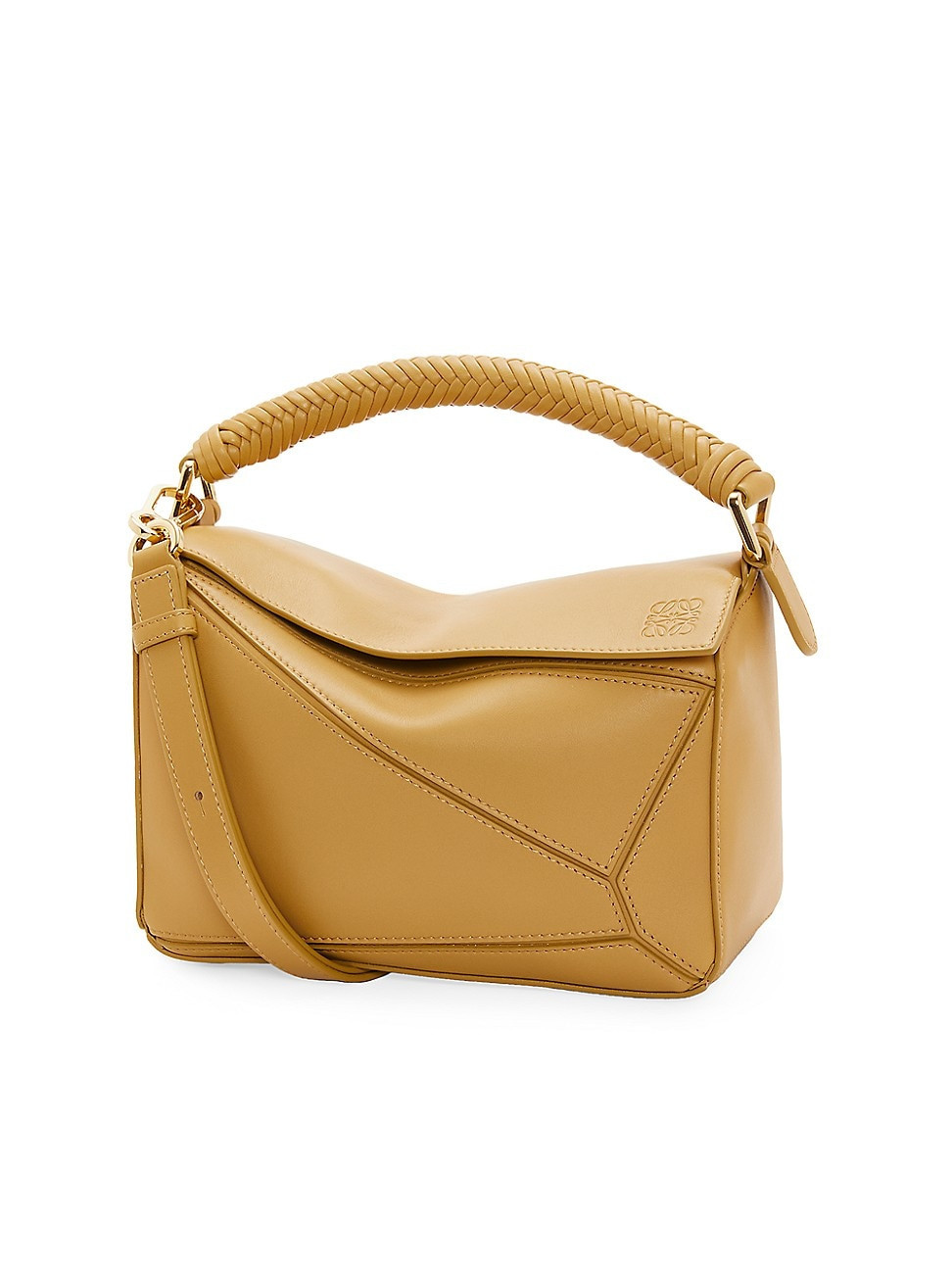 Women's Puzzle Small Leather Top-Handle Bag - Sahara | Saks Fifth Avenue