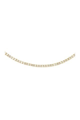 By Adina Eden Thin Tennis Choker in Gold from Revolve.com | Revolve Clothing (Global)