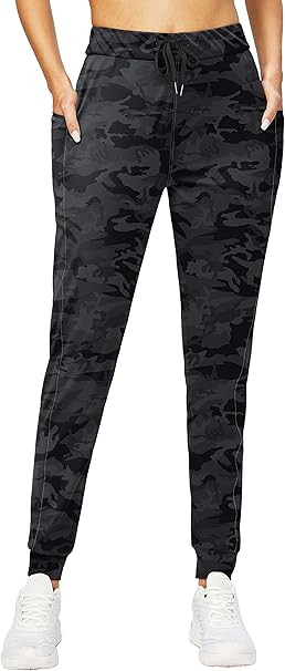 G Gradual Women's Joggers Pants with Zipper Pockets Stretch Tapered Athletic Joggers for Women Lo... | Amazon (US)