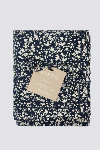 tablecloth in navy field flower - MIRTH | MIRTH