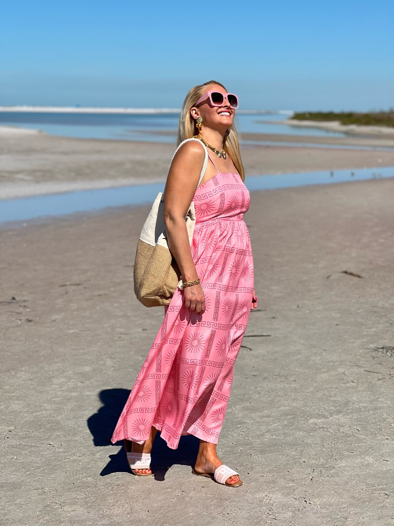 Coastal vibes in this amazon maxi dress. Love a pink dress for summer. This one is super lightweight too! Perfect for tropical and humid temperatures!

Wearing a medium. Fits true to size.

#LTKSeasonal #LTKOver40 #LTKSaleAlert #LTKTravel #LTKgrwm #LTKootd #LTKMidsize #LTKSwim