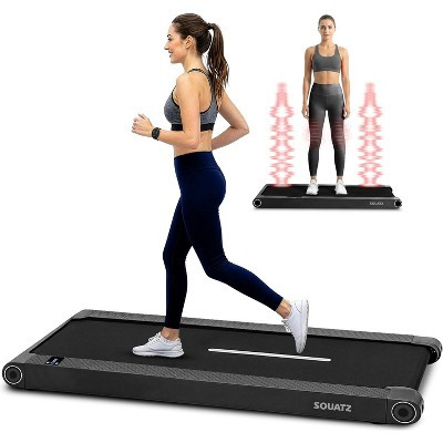 Squatz 2-in-1 Walking Pad Treadmill with Vibration Plates - SQWPV15BK | Target