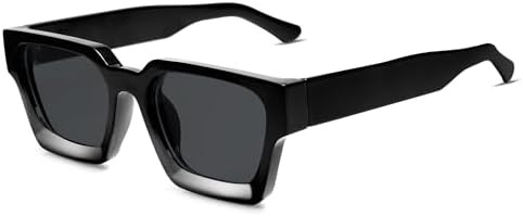 VANLINKER Thick Square Sunglasses for Men Women Retro Chunky Rectangle Shades UV400 Protection VL... | Amazon (US)