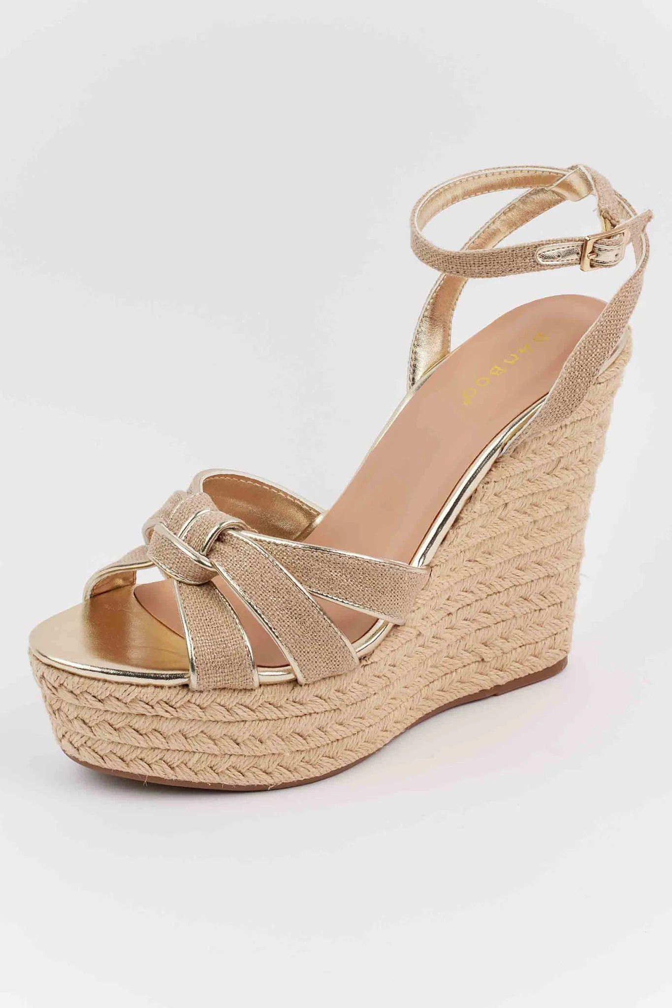 Cassandra Wedges- Beige | Avara