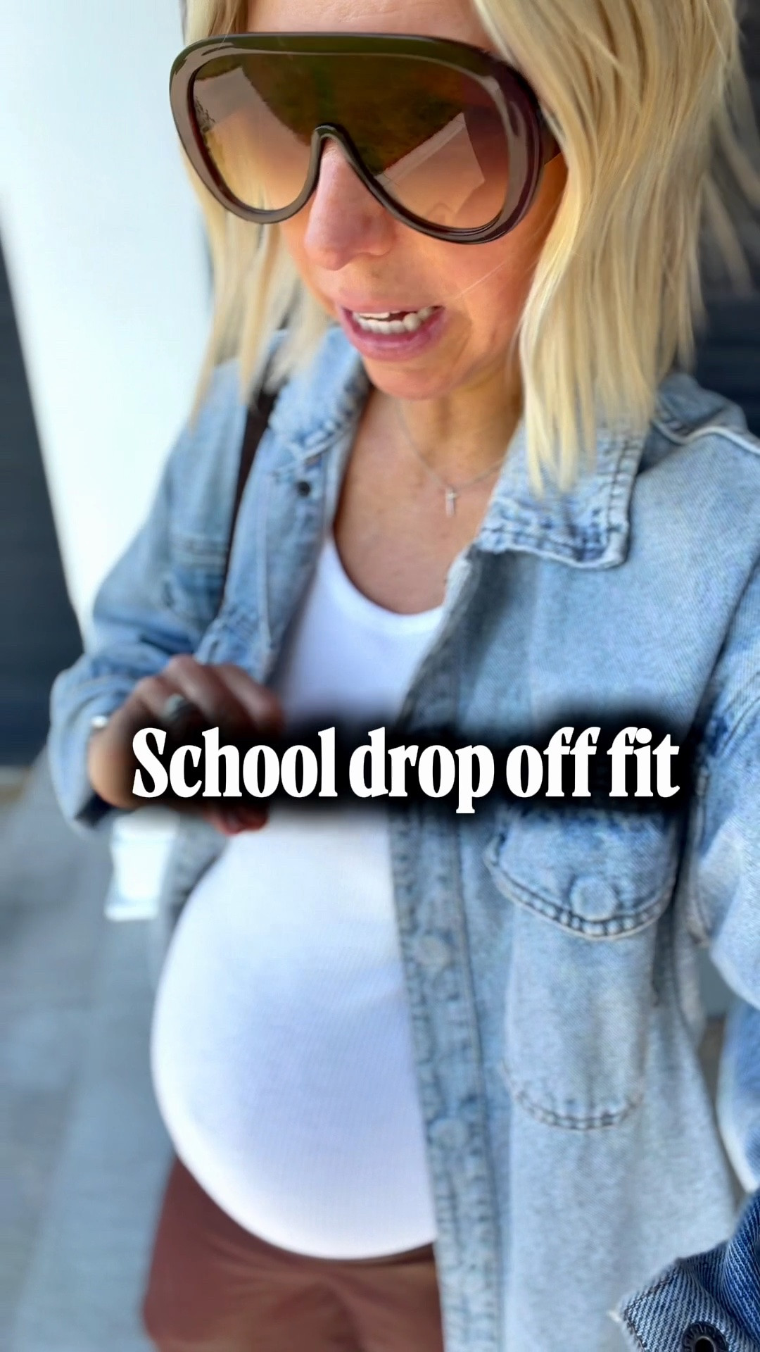 School drop off outfit: it’s got to be comfy, but chic! And can get ready and under five minutes.
￼

#LTKdayinmylife #LTKmomlife #LTKootd