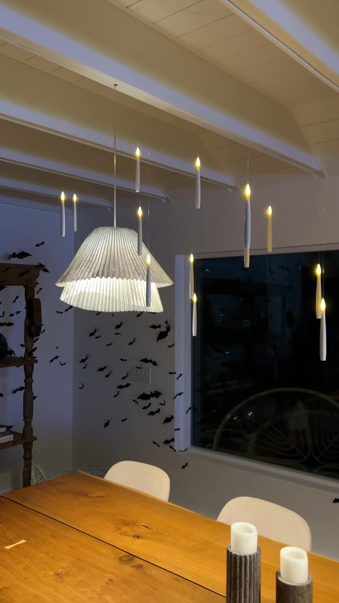 Floating candles with wand.

Easy to use and adds a great ambiance. We set these up for Halloween but these would also be magical for Christmas. Currently on sale, check them out while they’re still in stock. 

Halloween 2024
Halloween decor 
Hanging candles 
Neutral Halloween decor 



#LTKSaleAlert #LTKSeasonal #LTKHome