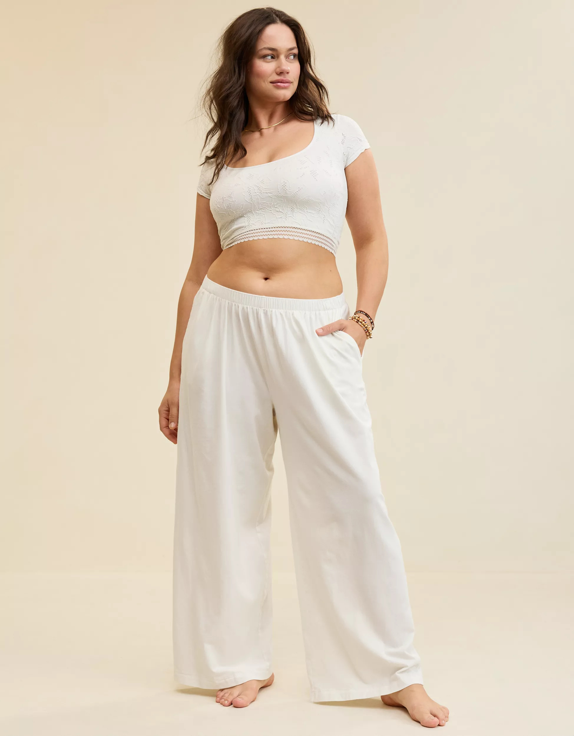 Aerie Dream Jersey Trouser PJ | Aerie