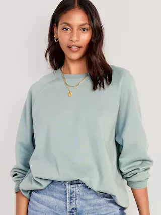 Oversized Vintage Tunic Sweatshirt for Women