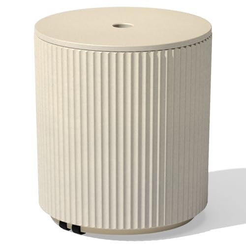 Veradek Umbrella Side Table - Outdoor Patio Table with Umbrella Hole for Porch/Patio | Durable Plastic-Stone Composite Material & Easy Assembly | Modern Coffee, Picnic or Poolside Table | Amazon (US)