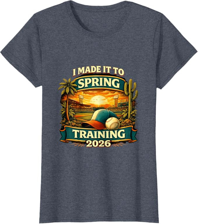Spring Training I Made It to Baseball is Back 2026 T-Shirt | Amazon (US)
