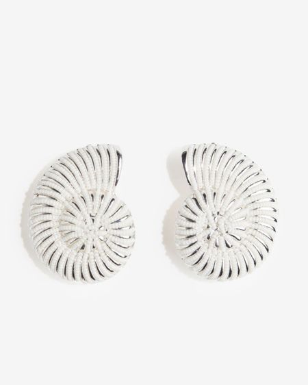 H&M shell earrings 