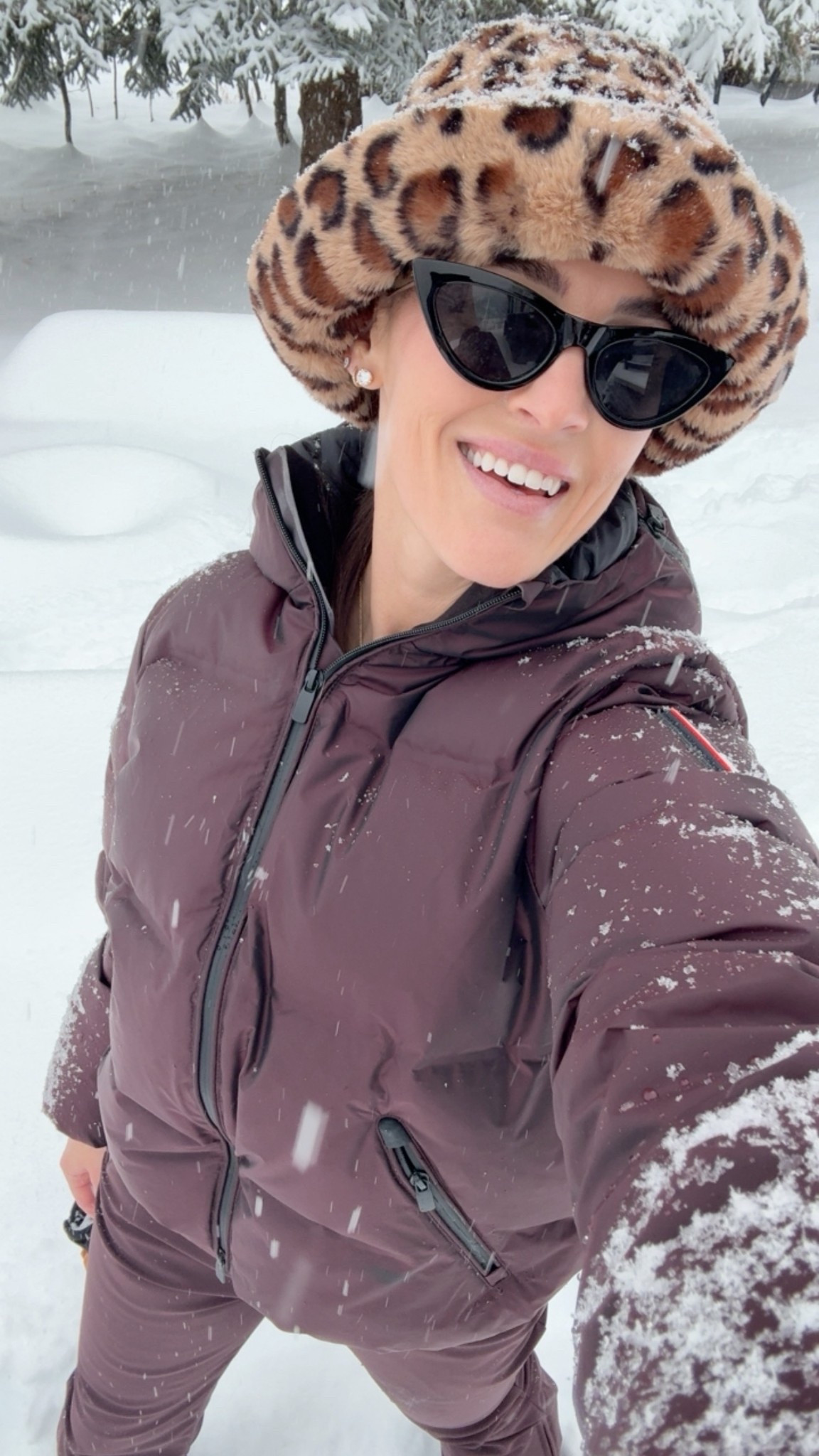 Zara ski jacket and pants - runs small, size up!! 

Snow 
Winter outfit 

#LTKSeasonal #LTKootd