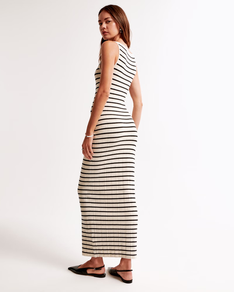 High-Neck Midi Sweater Dress | Abercrombie & Fitch (US)