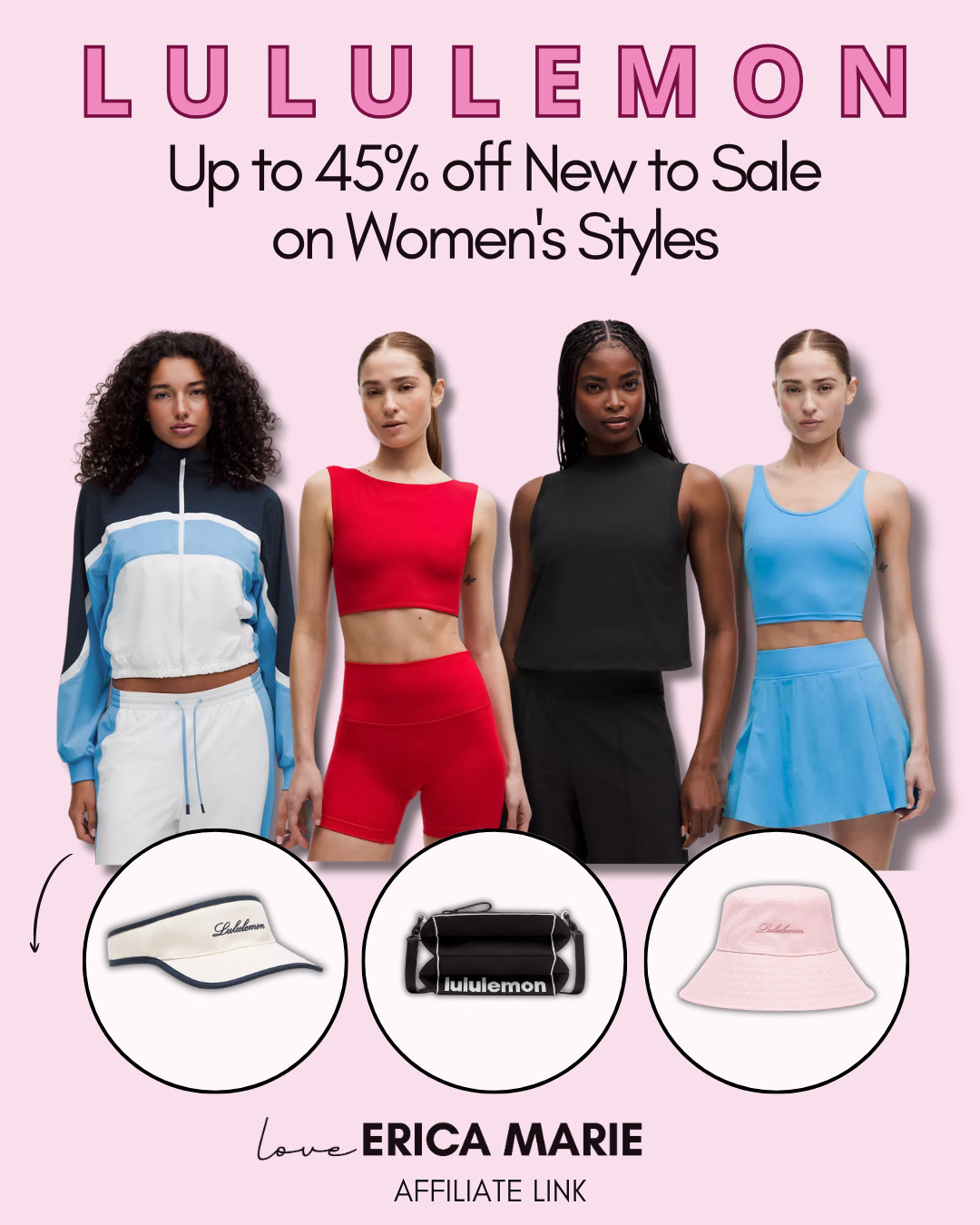 Shop the latest women's sale at Lululemon with styles up to 45% off. Discover activewear, leggings, sports bras, shorts, tops, jackets, and workout essentials designed for running, yoga, training, and everyday wear. Don't miss these limited-time savings on your favorite athletic styles. 

 #LTKootd #LTKfitnessgoals #LTKSaleAlert