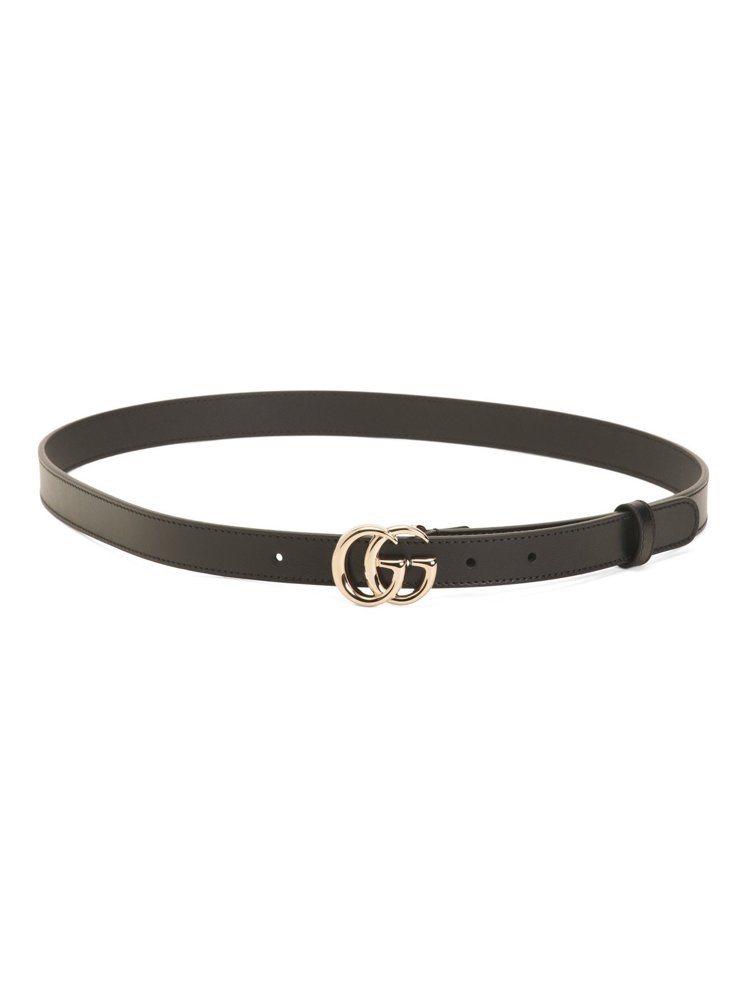 Made In Italy Leather G G Marmont Thin Belt | TJ Maxx
