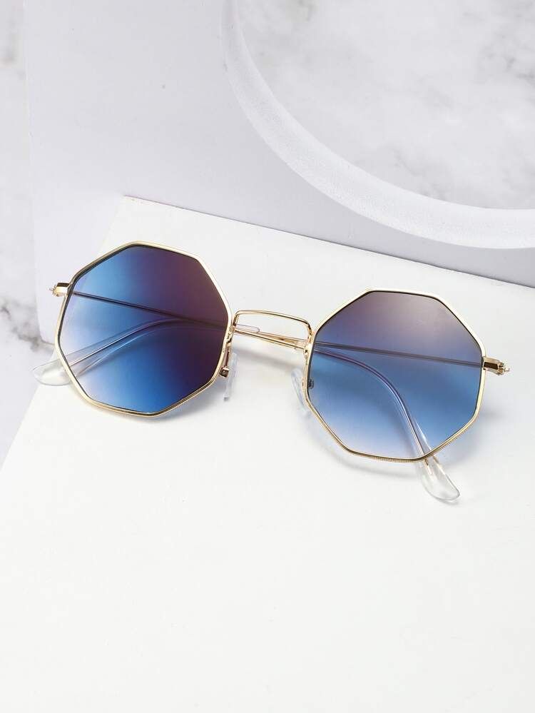 Geo Frame Fashion Glasses | SHEIN