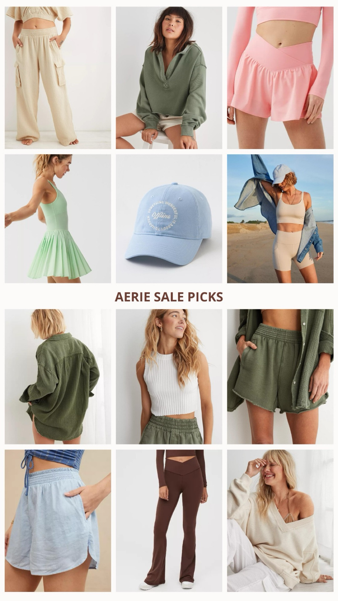 Aerie currently has 25-60% off nearly site wide and so many cute things! I have the flared leggings in a couple of colors and absolutely love them! 

#LTKActive #LTKsalealert