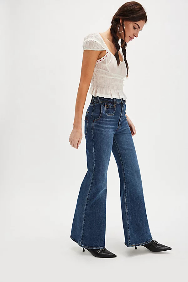 Levi's Ribcage Bell Vintage Jeans | Free People (Global - UK&FR Excluded)