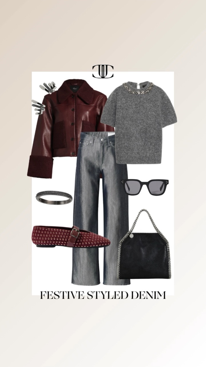 Denim that travels from casual to celebratory with ease. Subtle holiday embellishments, rich hues, and comfortable fits—the perfect balance of festive and functional.
Embrace holiday charm without shouting it. Sleek denim, soft cables, and minimal metallics create a look that’s festive, versatile, and undeniably chic.

#DenimWithFlair
#HolidayDenim
#FestiveDenim
#ChicDenim
#DenimOOTD
#WinterStyle
#EffortlessElegance
#TimelessDenim

#LTKOver40 #LTKSeasonal #LTKHoliday