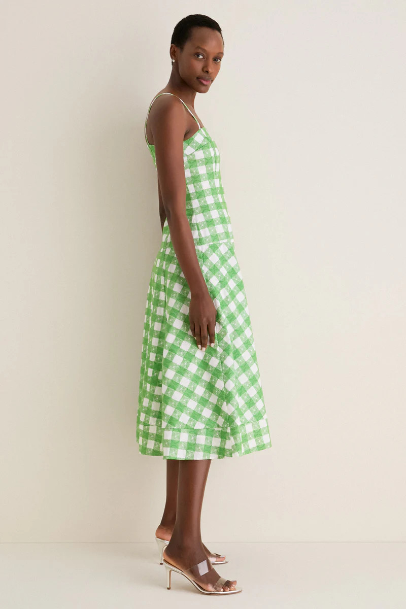 Grass Green Drop Me a Note Dress | Tuckernuck (US)