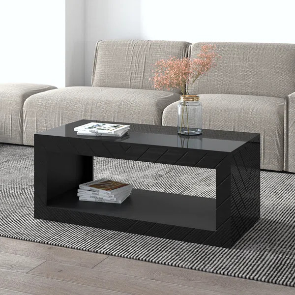 Elsfield Solid Coffee Table with Storage | Wayfair North America