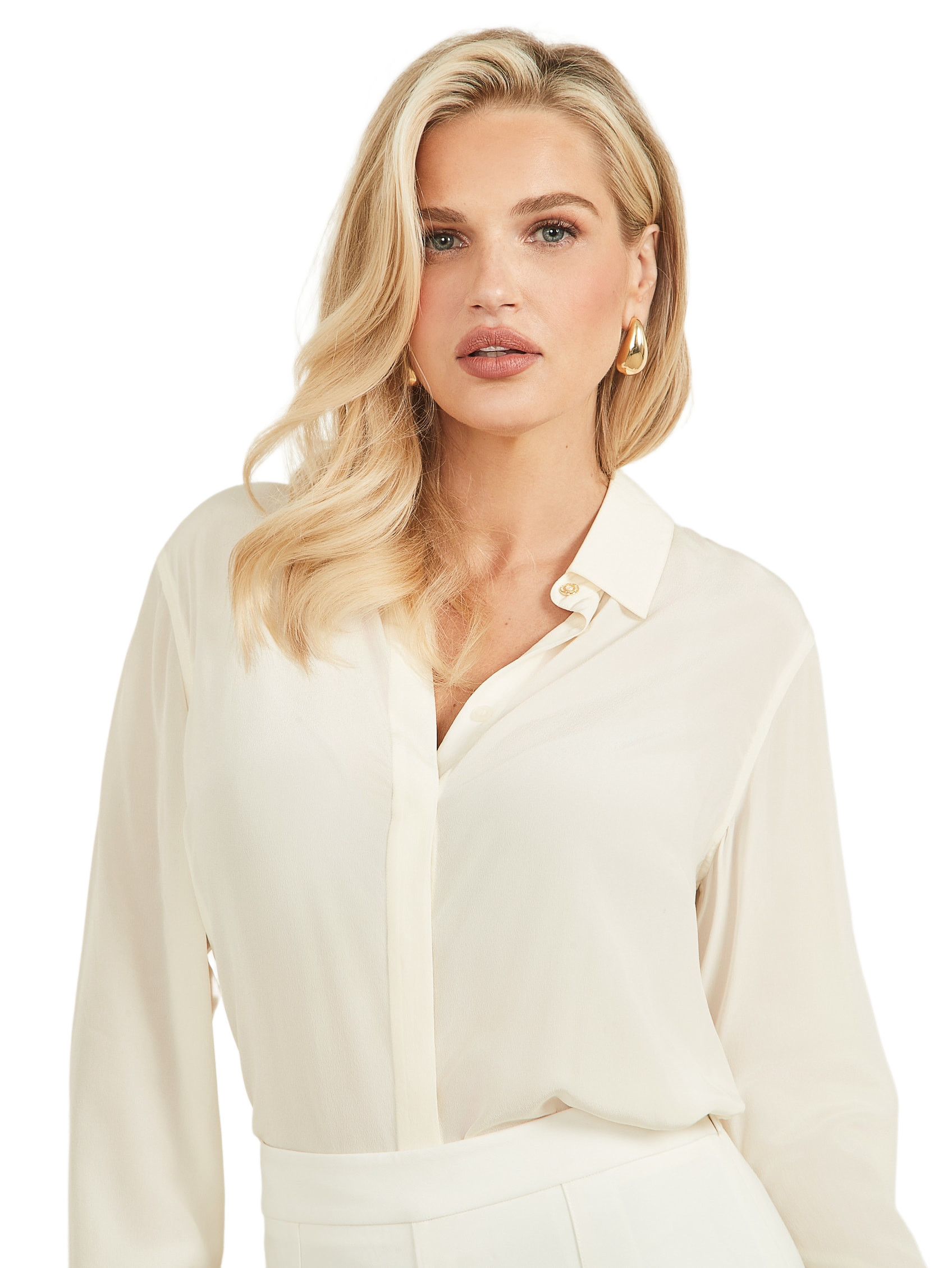 MARCIANO Nouvelle Blouse en Soie Icon | Guess (US)