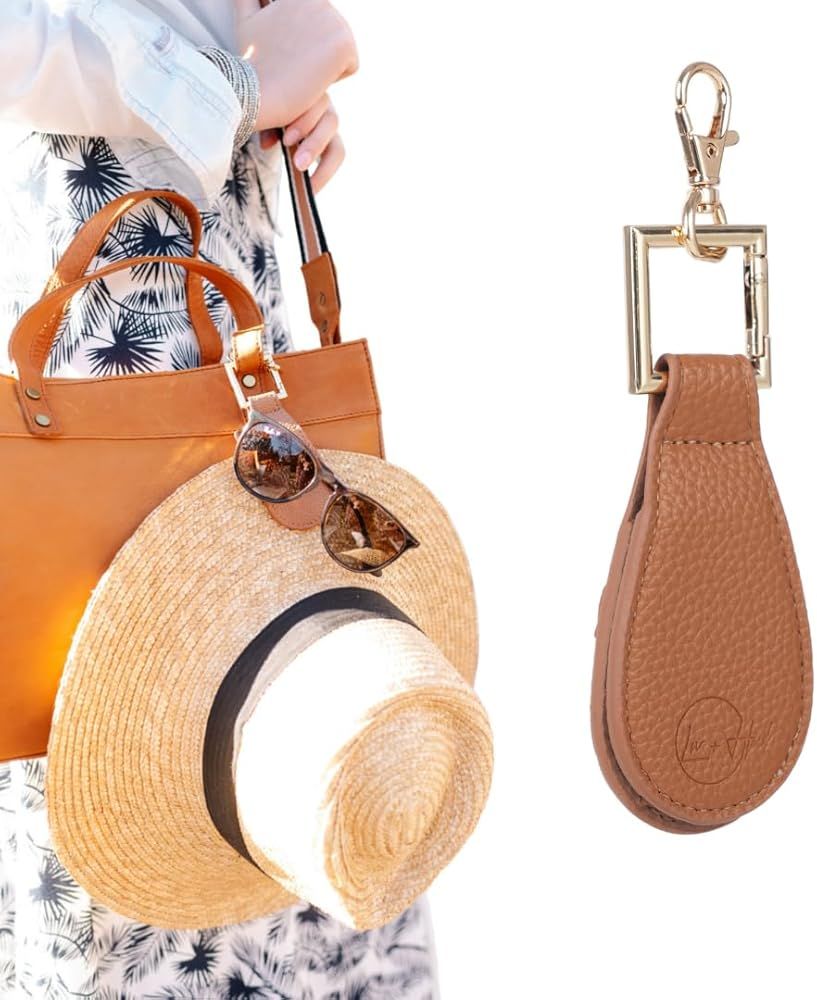 Liv+Hud Magnetic Hat Clip for Travel On Bag- Hat Organzier-Hat Holder-Beach Bag with Hat Holder- ... | Amazon (US)