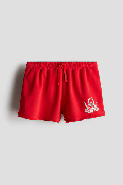 H & M - Print-Motif Shorts - Red | H&M (US + CA)